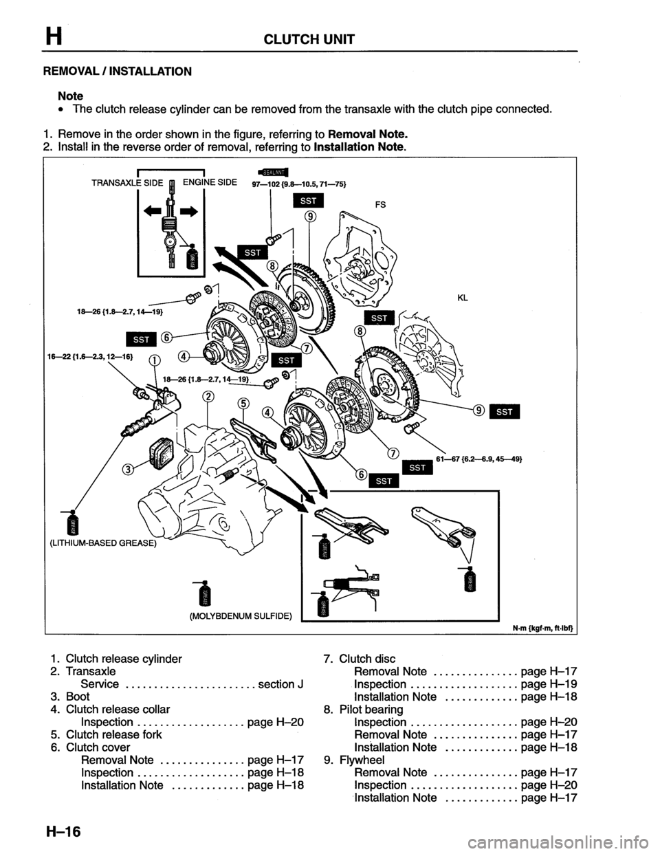 MAZDA MX-6 1996  Workshop Manual 