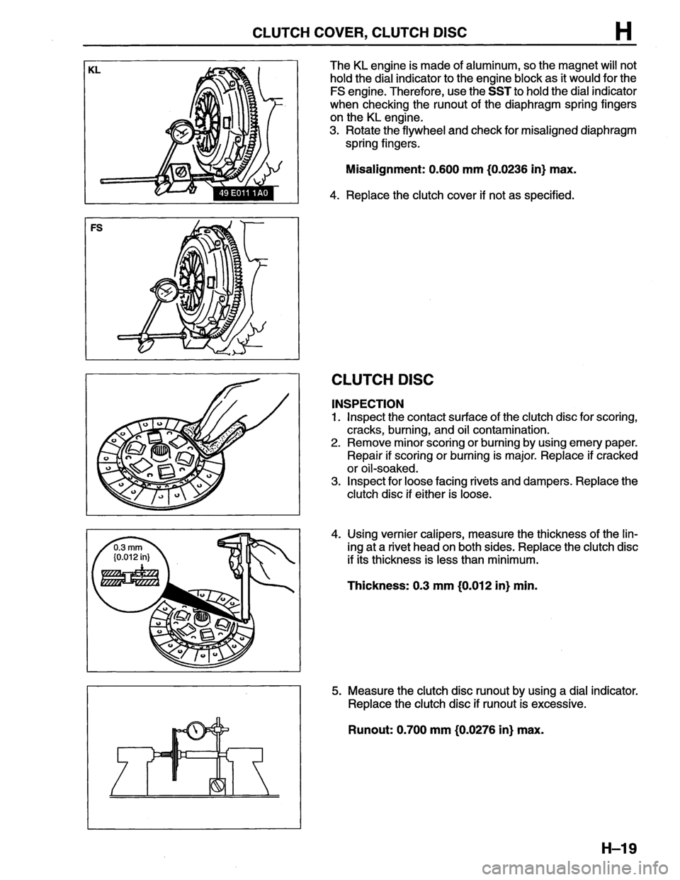 MAZDA MX-6 1996  Workshop Manual 