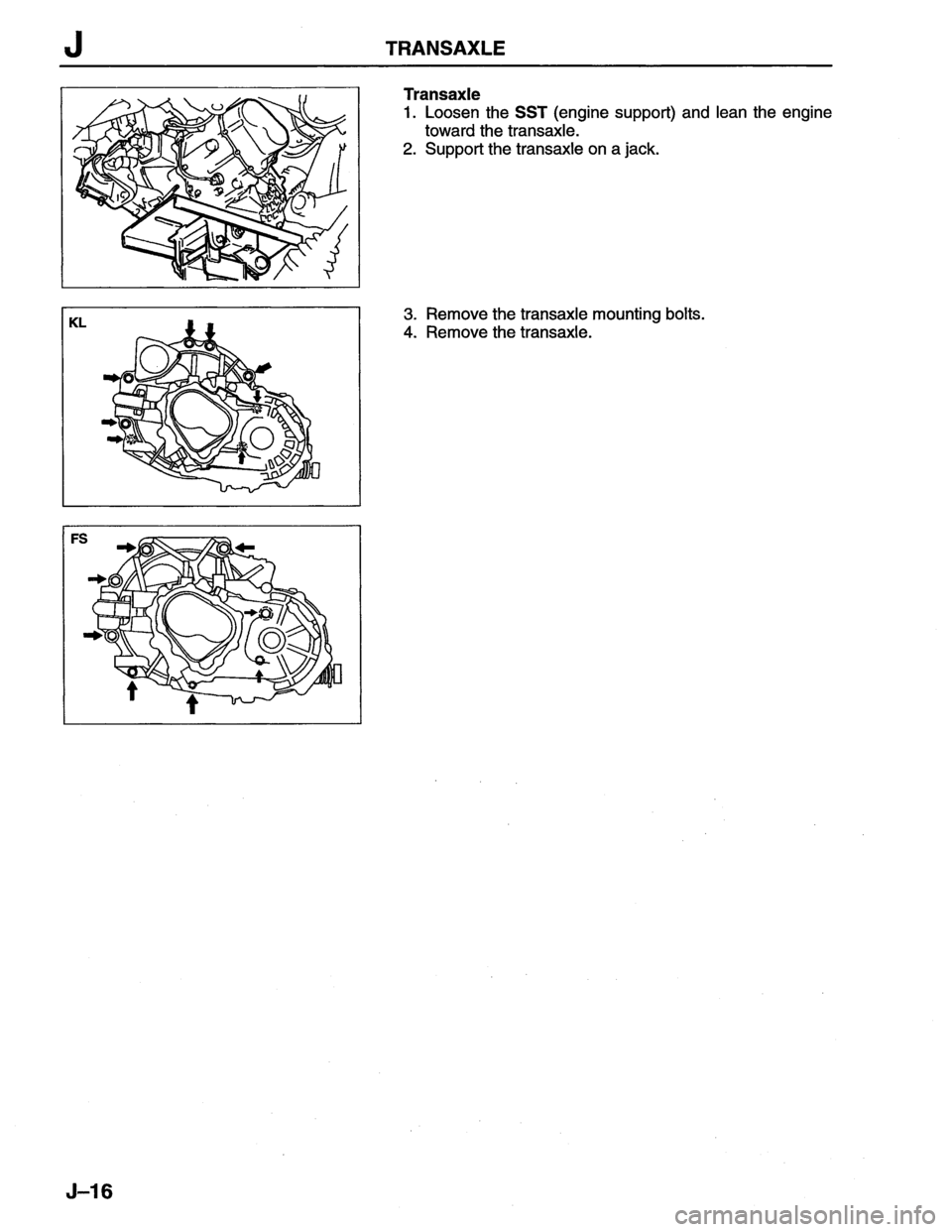 MAZDA MX-6 1996  Workshop Manual 