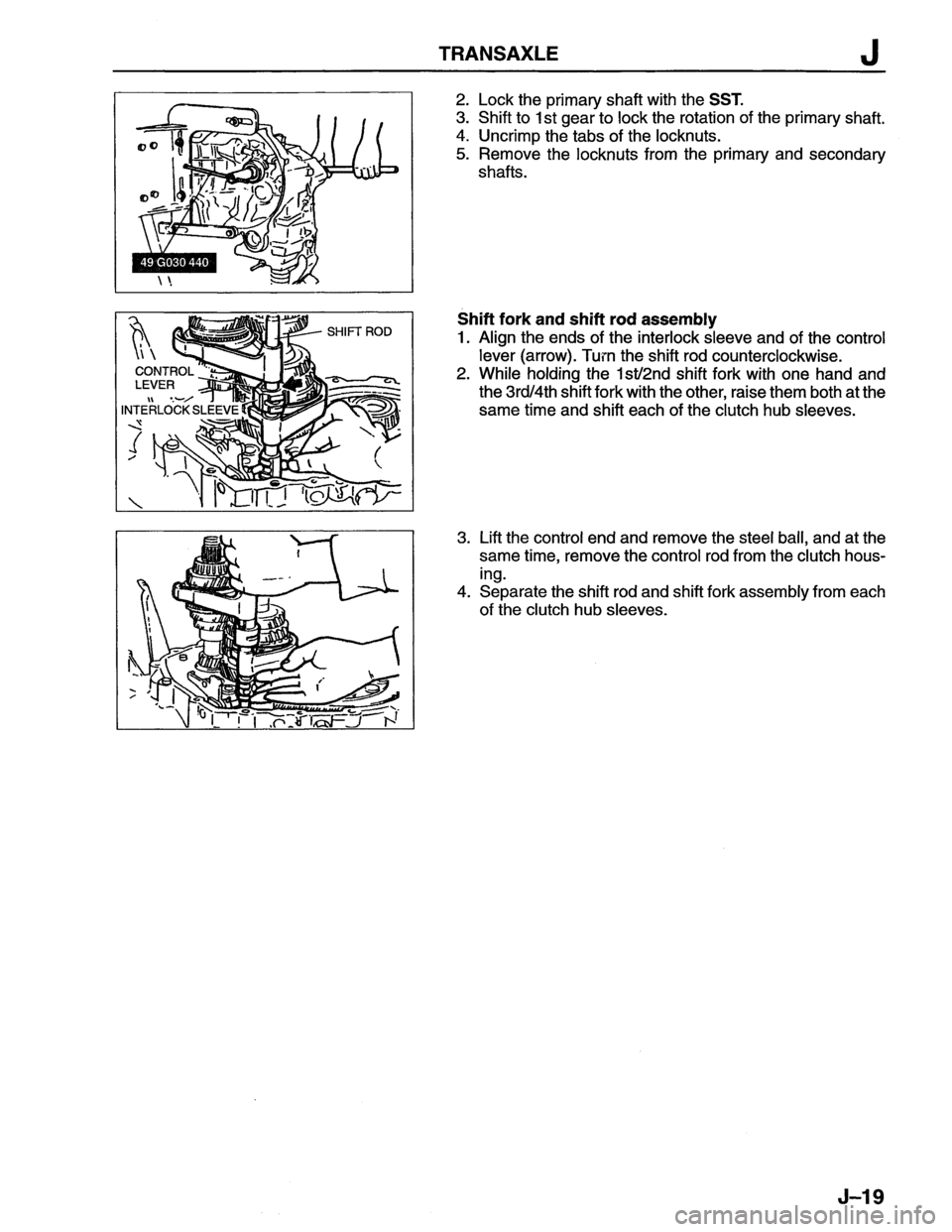MAZDA MX-6 1996  Workshop Manual 