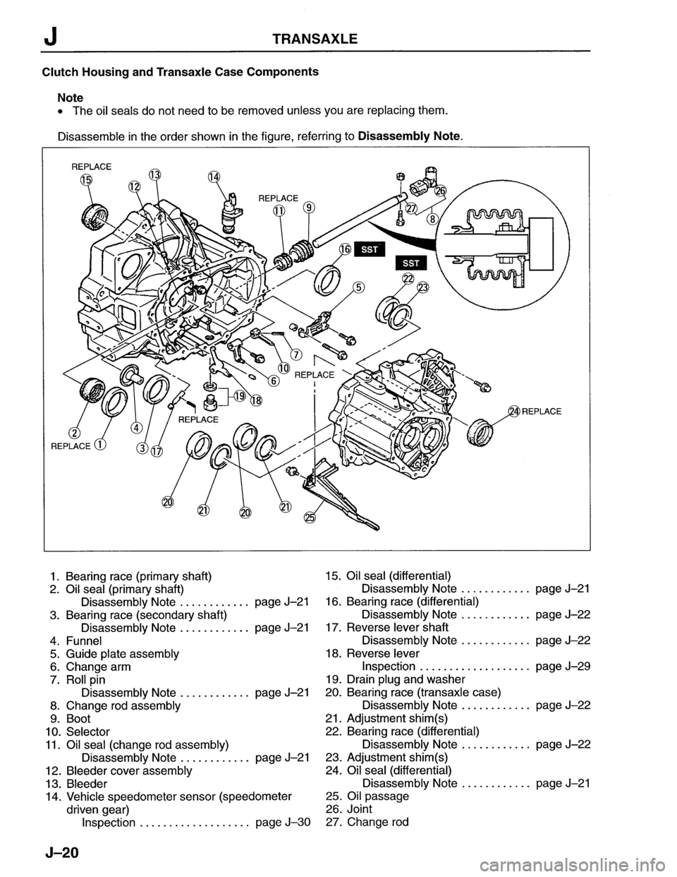 MAZDA MX-6 1996  Workshop Manual 