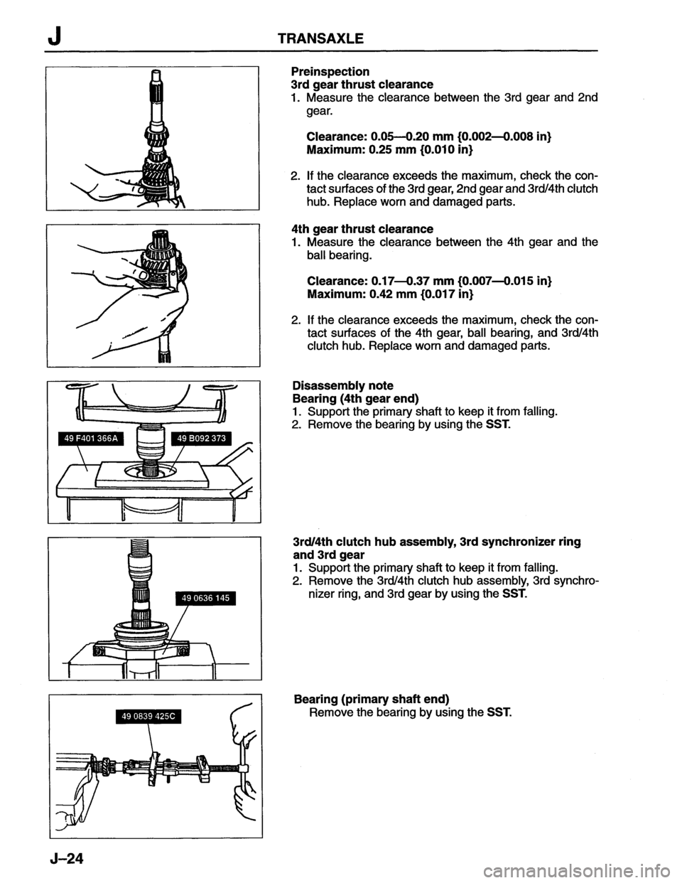 MAZDA MX-6 1996  Workshop Manual 
