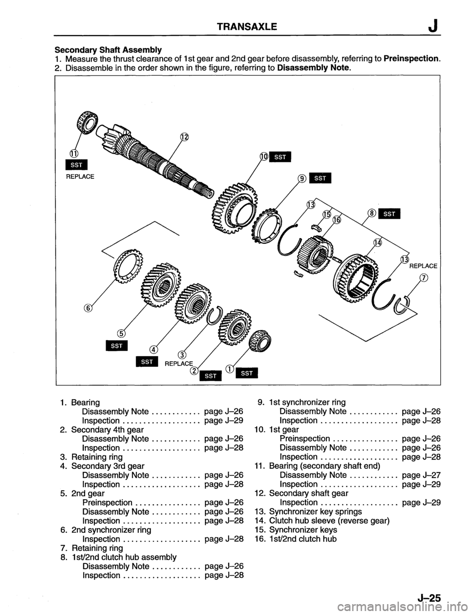 MAZDA MX-6 1996  Workshop Manual 