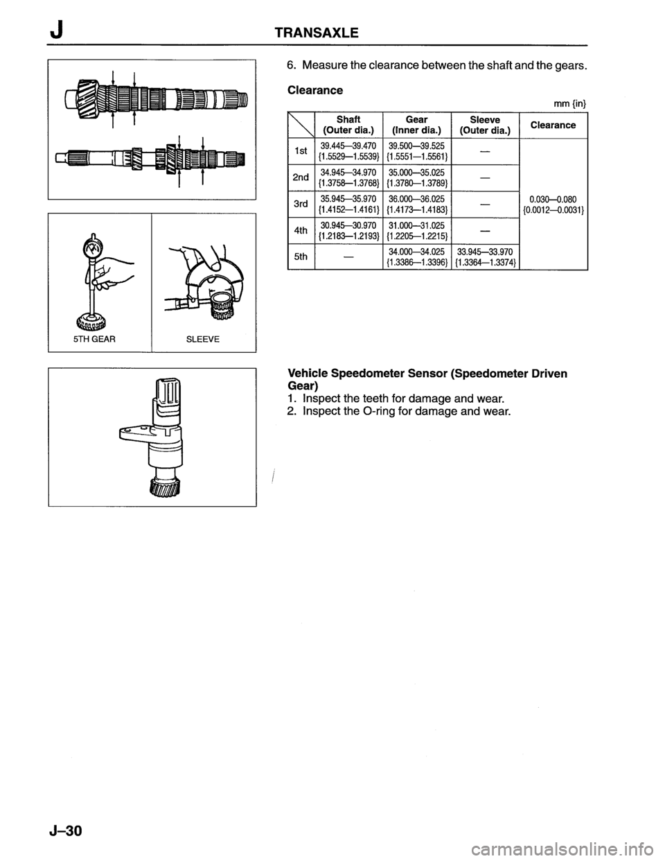 MAZDA MX-6 1996  Workshop Manual 