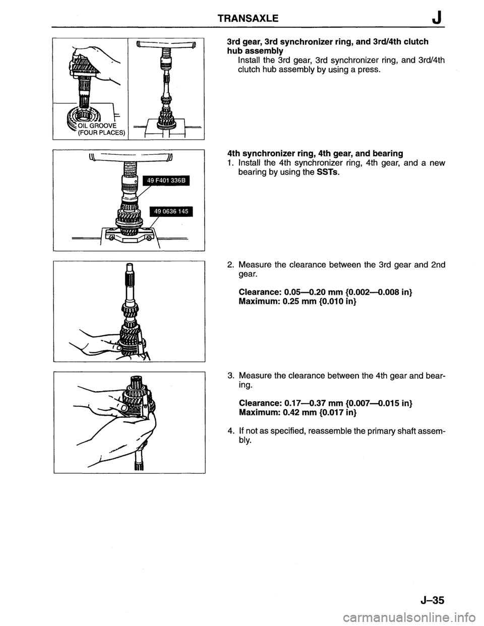 MAZDA MX-6 1996  Workshop Manual 