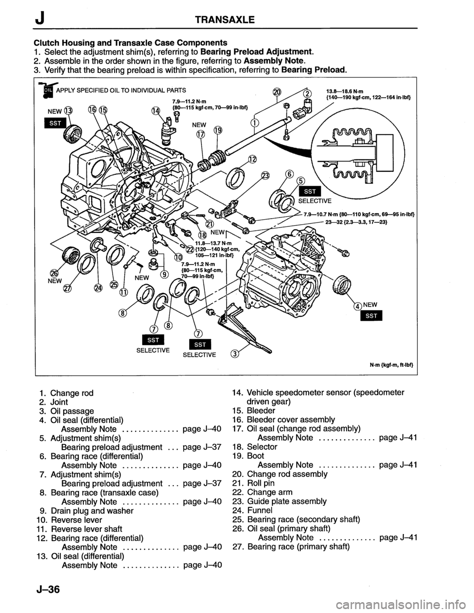MAZDA MX-6 1996  Workshop Manual 