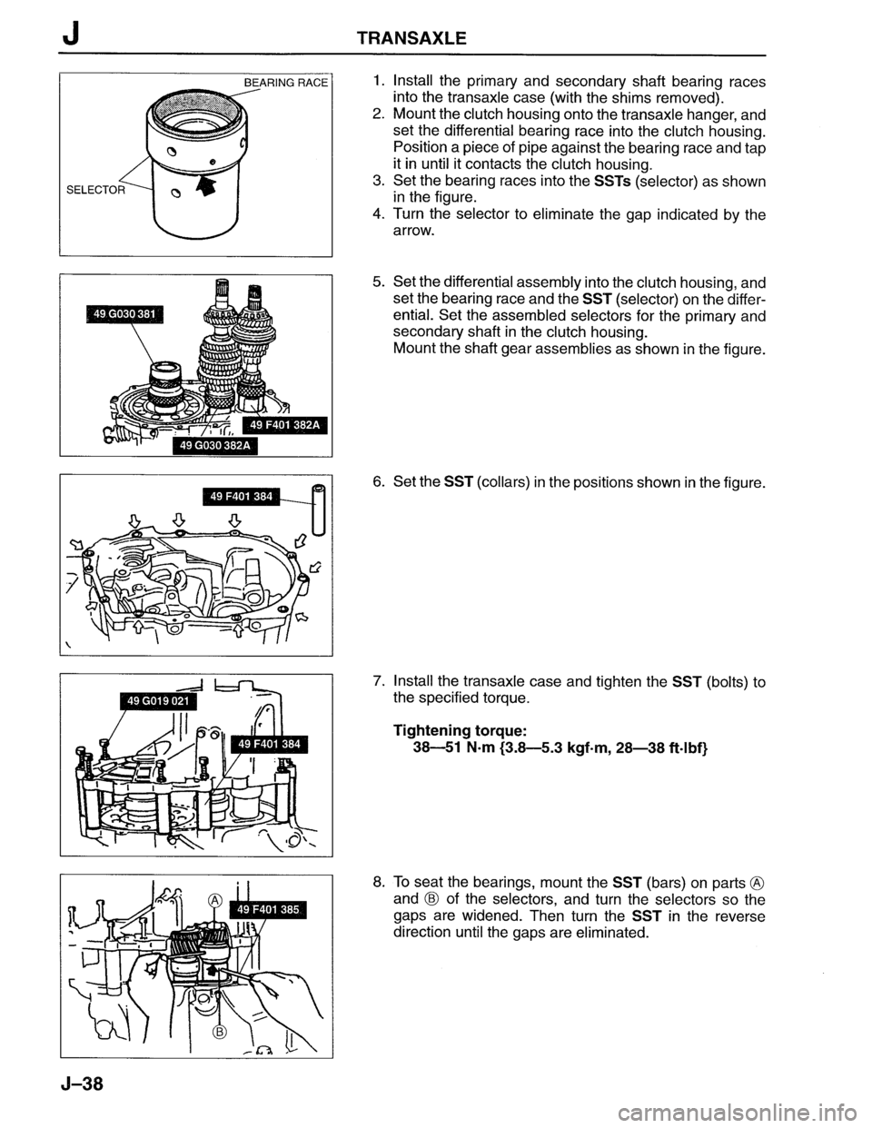 MAZDA MX-6 1996  Workshop Manual 