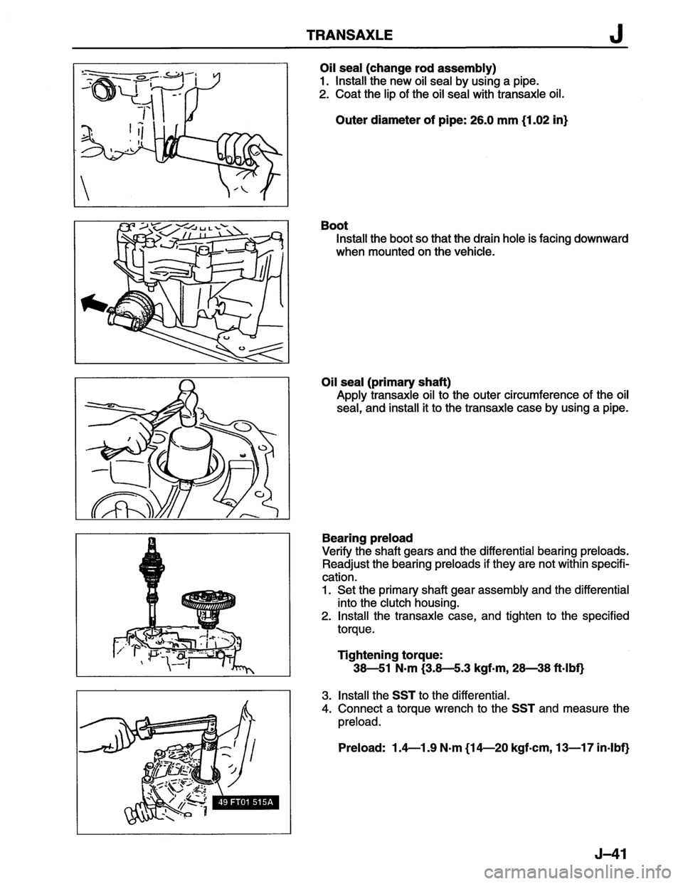 MAZDA MX-6 1996  Workshop Manual 