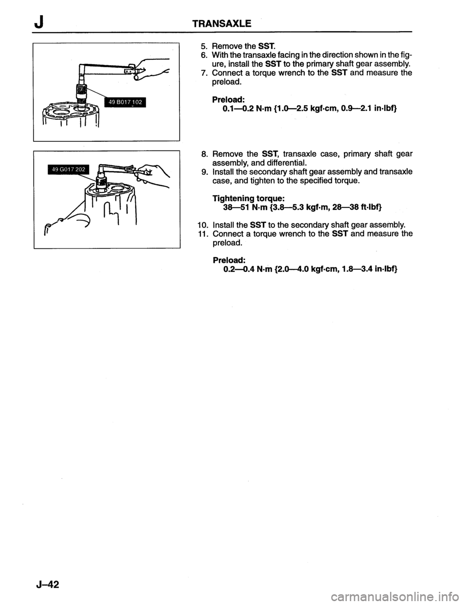 MAZDA MX-6 1996  Workshop Manual 