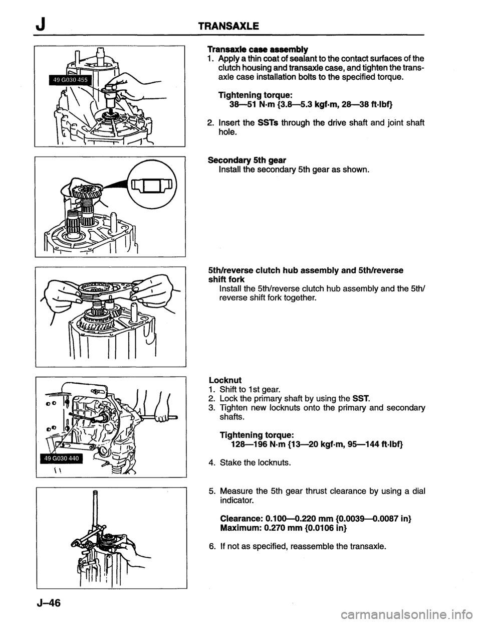 MAZDA MX-6 1996  Workshop Manual 