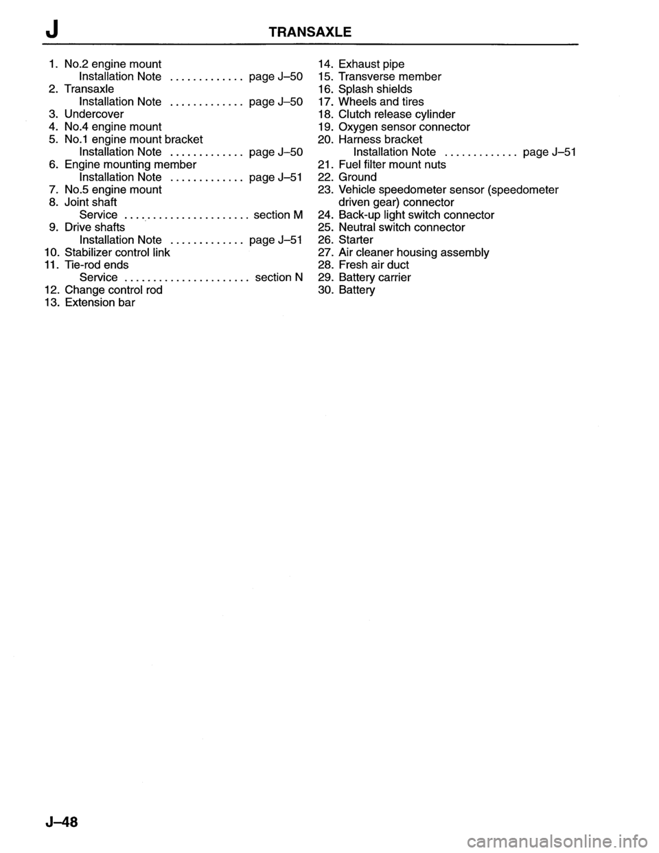 MAZDA MX-6 1996  Workshop Manual 