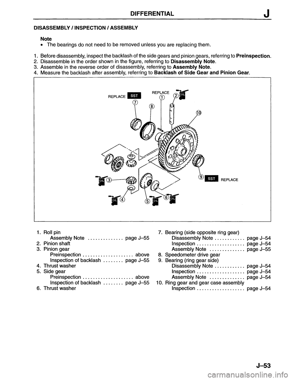 MAZDA MX-6 1996  Workshop Manual 