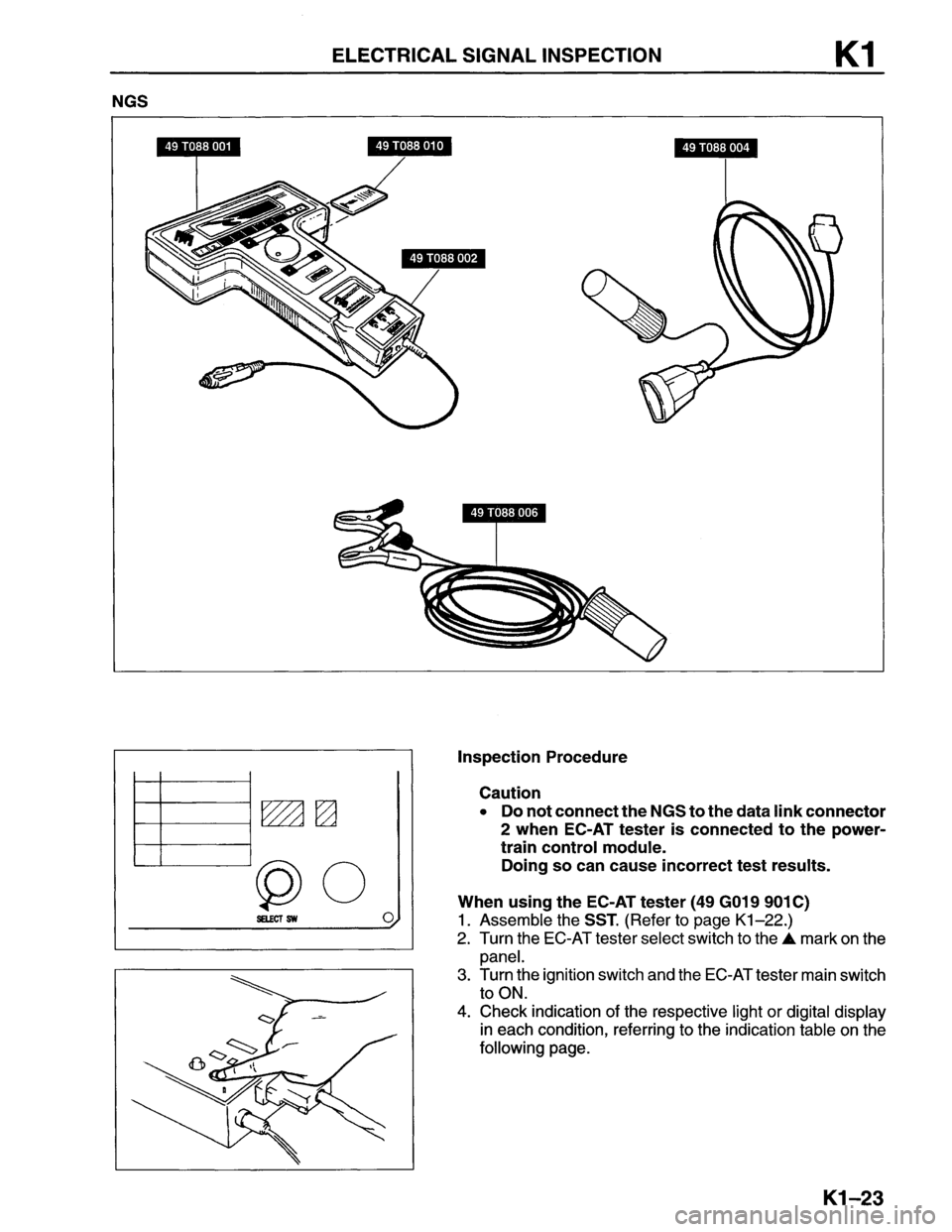 MAZDA MX-6 1996  Workshop Manual 