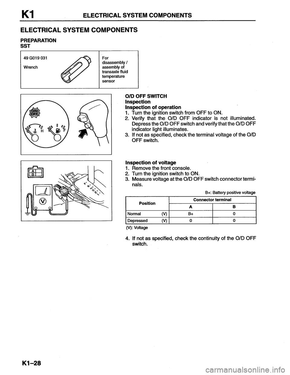 MAZDA MX-6 1996  Workshop Manual 