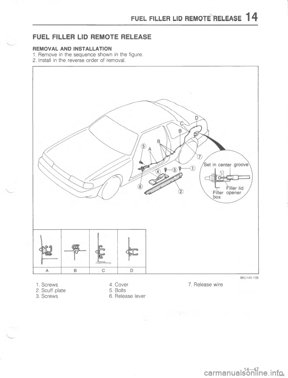 MAZDA MX-6 1988  Workshop Manual E:5. E..54 ., 45/#5 45.575
E
A	

;

;
HG
C
<D 