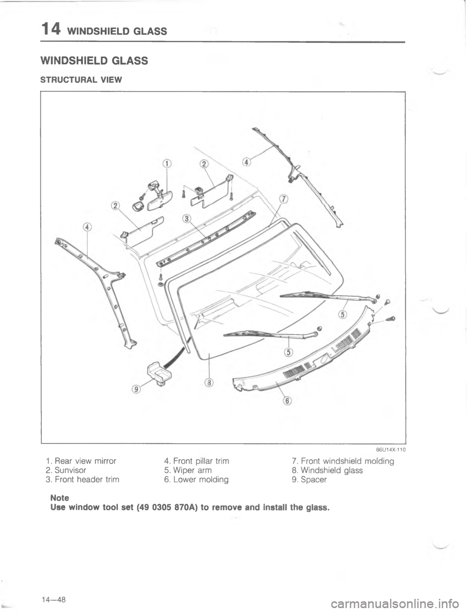 MAZDA MX-6 1988  Workshop Manual G\),7
=
#

;
HG
C
<D



= 