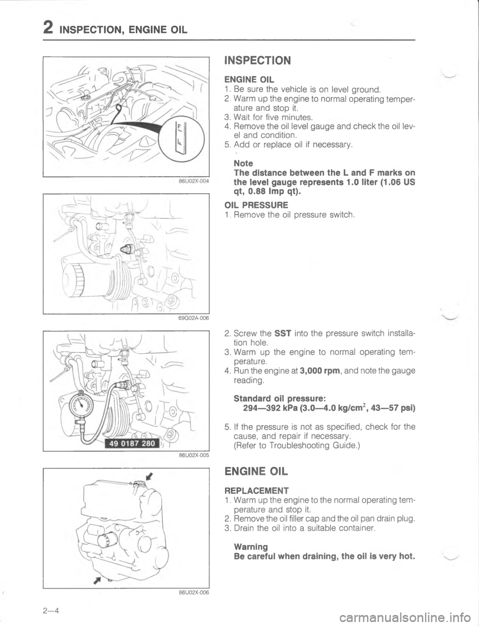 MAZDA MX-6 1988  Workshop Manual ;  )7-5(#/)$ 5)@)5 /.)7-5(#/)


;

H
G

C




M



;

H

G2-


;
C

24
5



;
H

: <; 