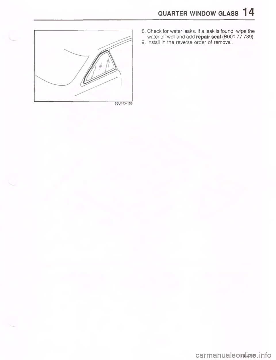 MAZDA MX-6 1988  Workshop Manual U:4#54 ),/ @.77	
2

GB 