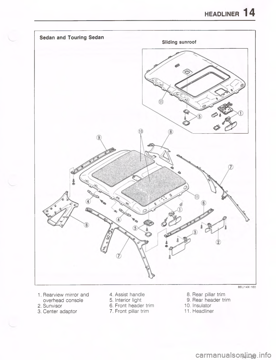 MAZDA MX-6 1988  Workshop Manual 95,.)54	"


&
;
HG
C
<
D


 