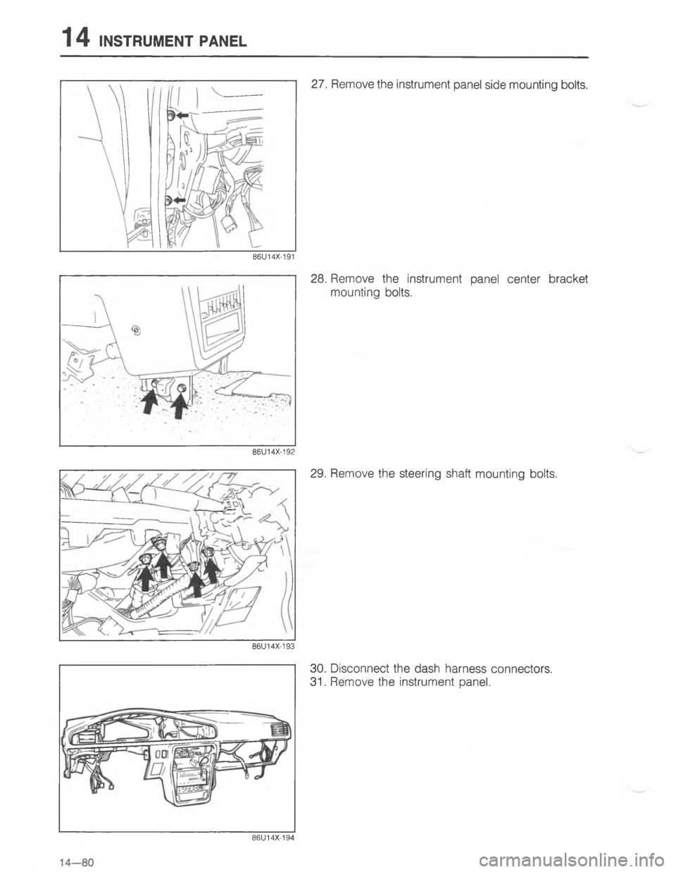 MAZDA MX-6 1988  Workshop Manual 	-\)7;
;

;
H=
H <:

<< 