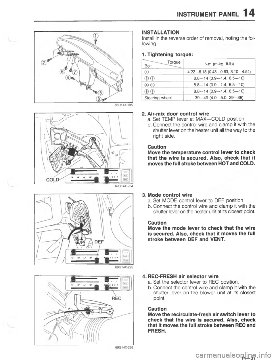 MAZDA MX-6 1988  Workshop Manual )7#4:5)# -)5.G<


/
#
8\)
gG
2
^
g
7HB


!
	




&
2

!
	


*
*


!
	



#

GB 