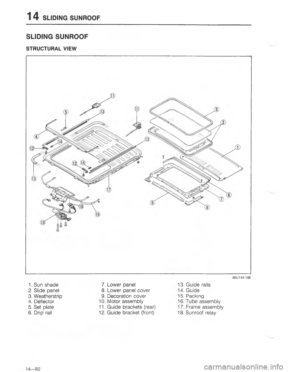 MAZDA MX-6 1988  Workshop Manual 	-7.,\)@G
7<
;
H
G
C
<D









 