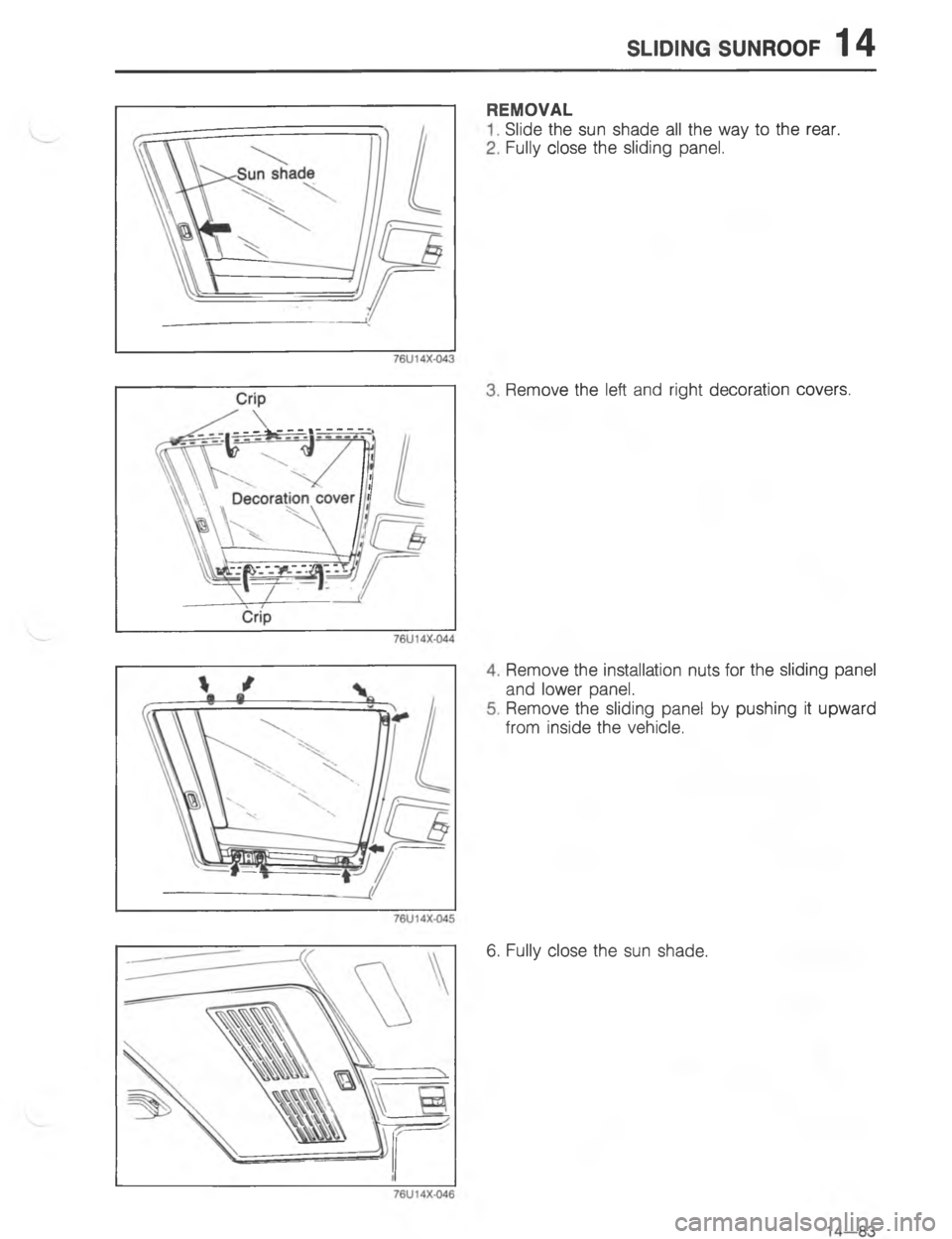 MAZDA MX-6 1988  Workshop Manual 7.,)@ 7:)4//E	4
7
E
4
4

4

< 