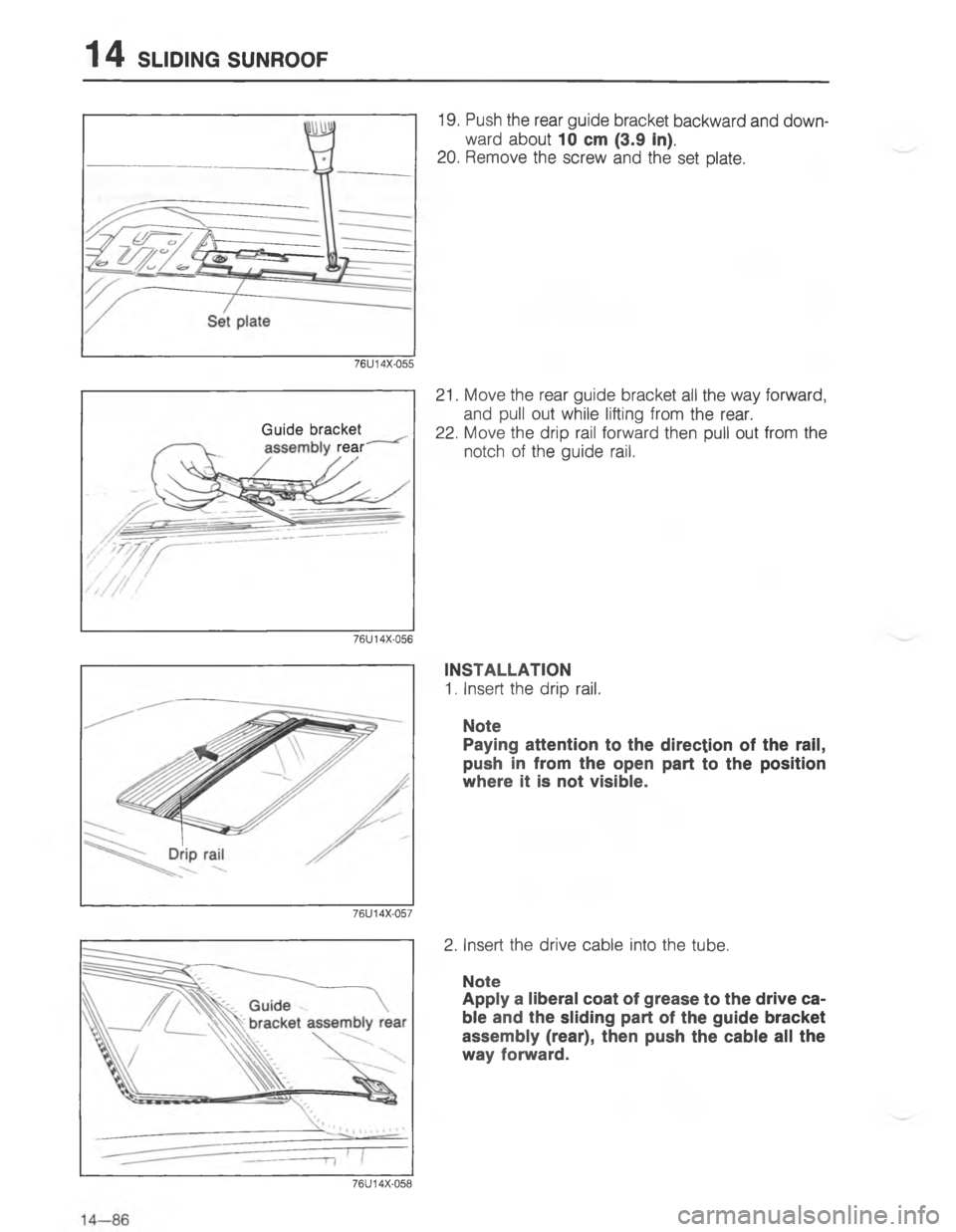 MAZDA MX-6 1988  Workshop Manual 	-7.,\)@
/
;
$
;

;




 

I
;
"
	
1

I $ @

D 
