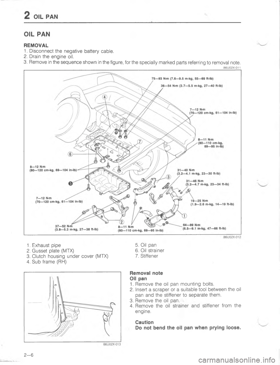 MAZDA MX-6 1988  Workshop Manual /. -)
/. -)


;
H


;
H
GC
<
D



;

H
G


; 