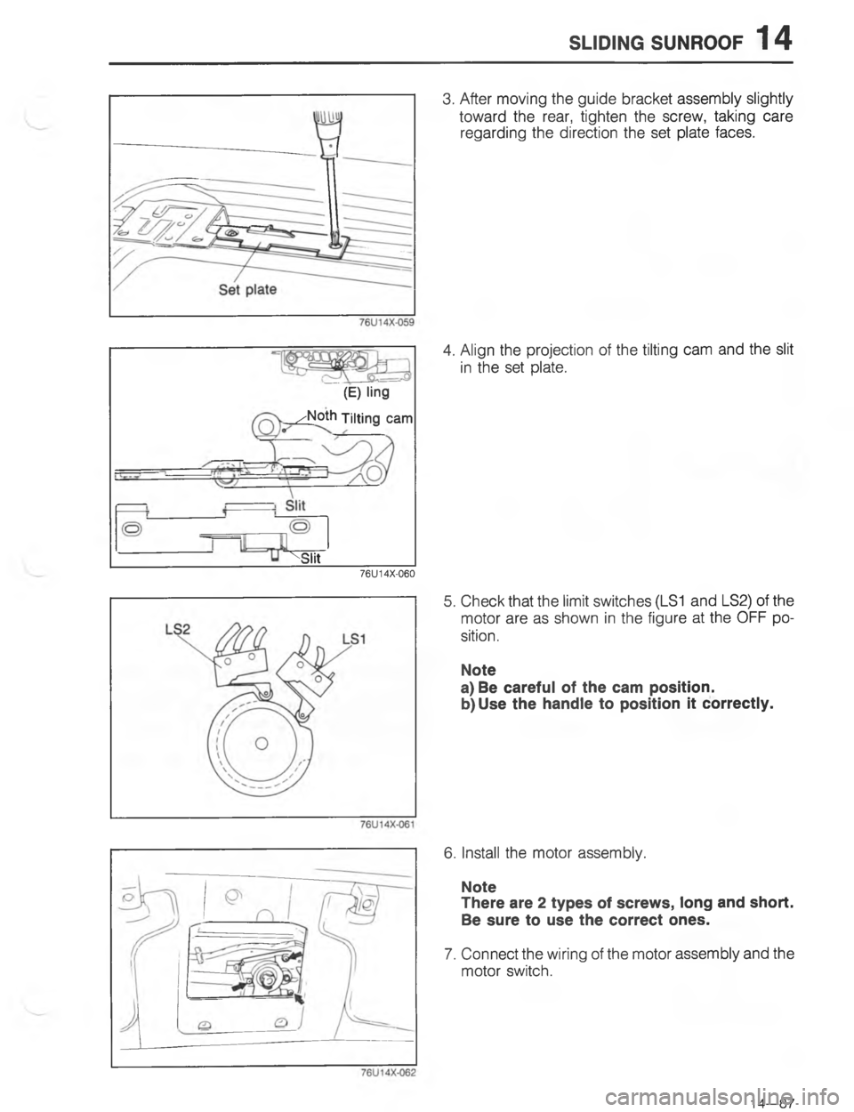MAZDA MX-6 1988  Workshop Manual 7.,)@ 7:)4//E	2
A
Z
$H


G

C

	


1
<


:
D
GB 