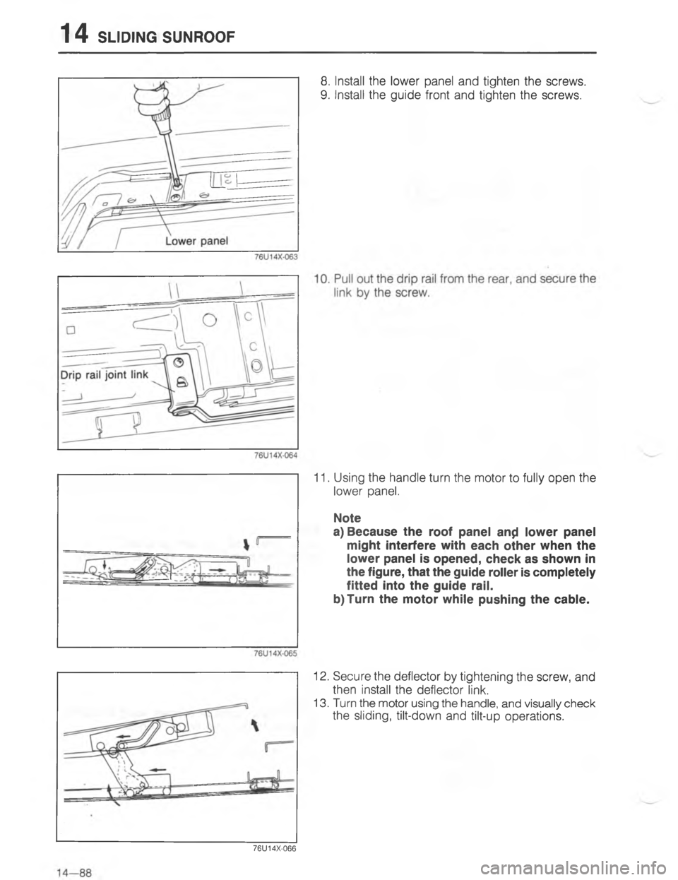 MAZDA MX-6 1988  Workshop Manual 	-7.,)@ 7:)4//E 	       		
 	       		
 :	       
