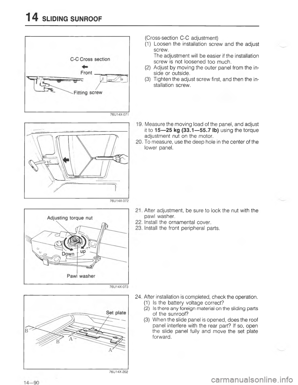 MAZDA MX-6 1988  Workshop Manual 	-7.;2\(
2
	
#
	
2
	
2
	
	
/7B	

#






2
2

2


D 