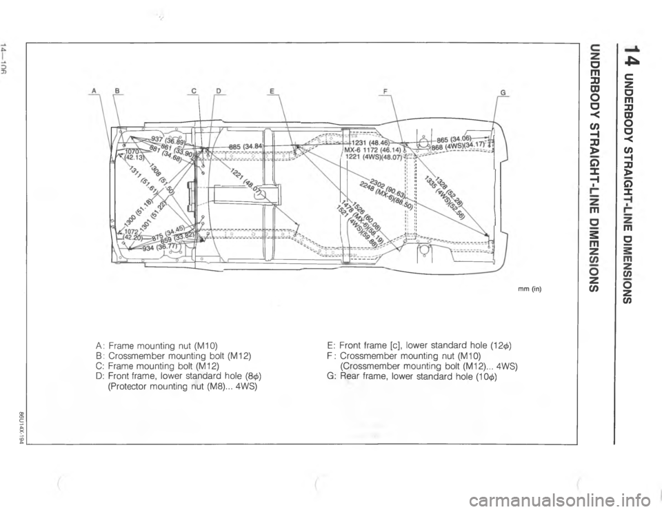 MAZDA MX-6 1988  Workshop Manual #$%&71

K

/



9
2

=
>
9


,
;

[


[
=
[


H

/



9
H
M
/
>G
C
	

[


[


8
\(
,"
2-5
E
2\(
@6 