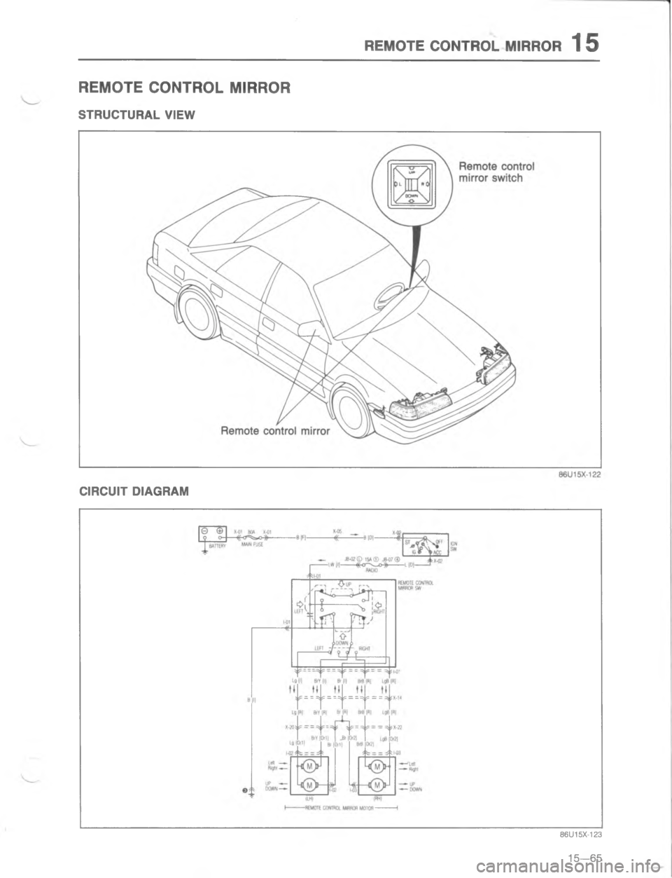 MAZDA MX-6 1988  Workshop Manual 45/#5 (/)#4/. 44/4  C      

 