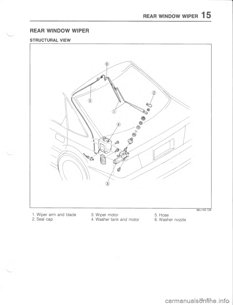 MAZDA MX-6 1988  Workshop Manual 454 ),/ -54	
7


; 