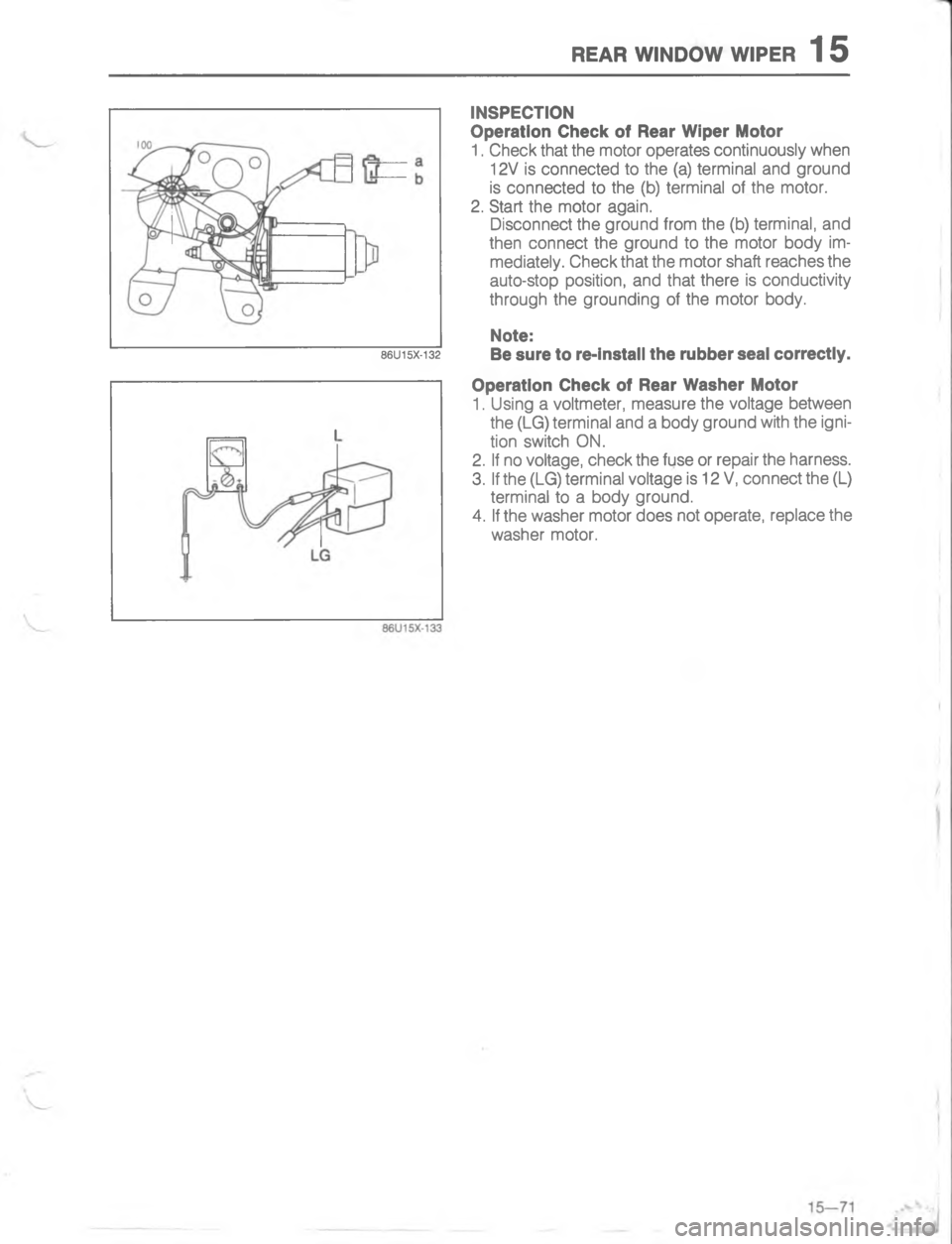 MAZDA MX-6 1988  Workshop Manual 454 ),/ -54	




;
,	





:




;
H

G
	 