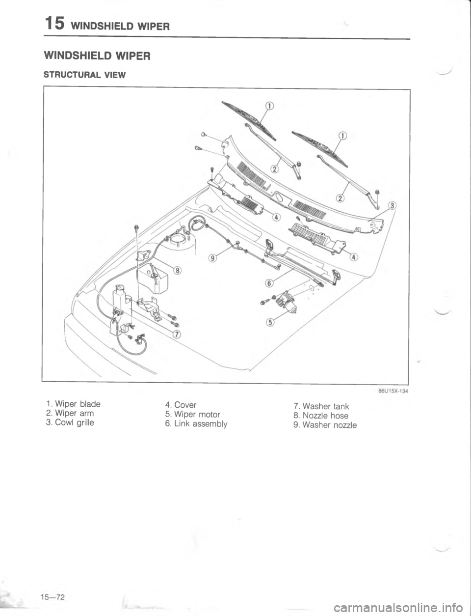 MAZDA MX-6 1988  Workshop Manual 	,
=

;
HG
C
<D

 
