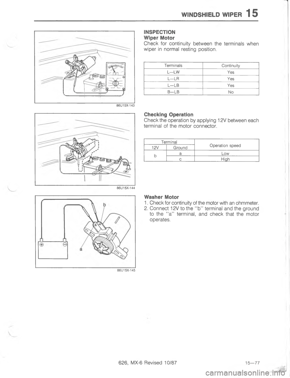 MAZDA MX-6 1988  Workshop Manual ),795., -54	

\(

#
\(
.
6
.
6
.
6
8
\)


\(

#
/

@
!
.




;


<< 