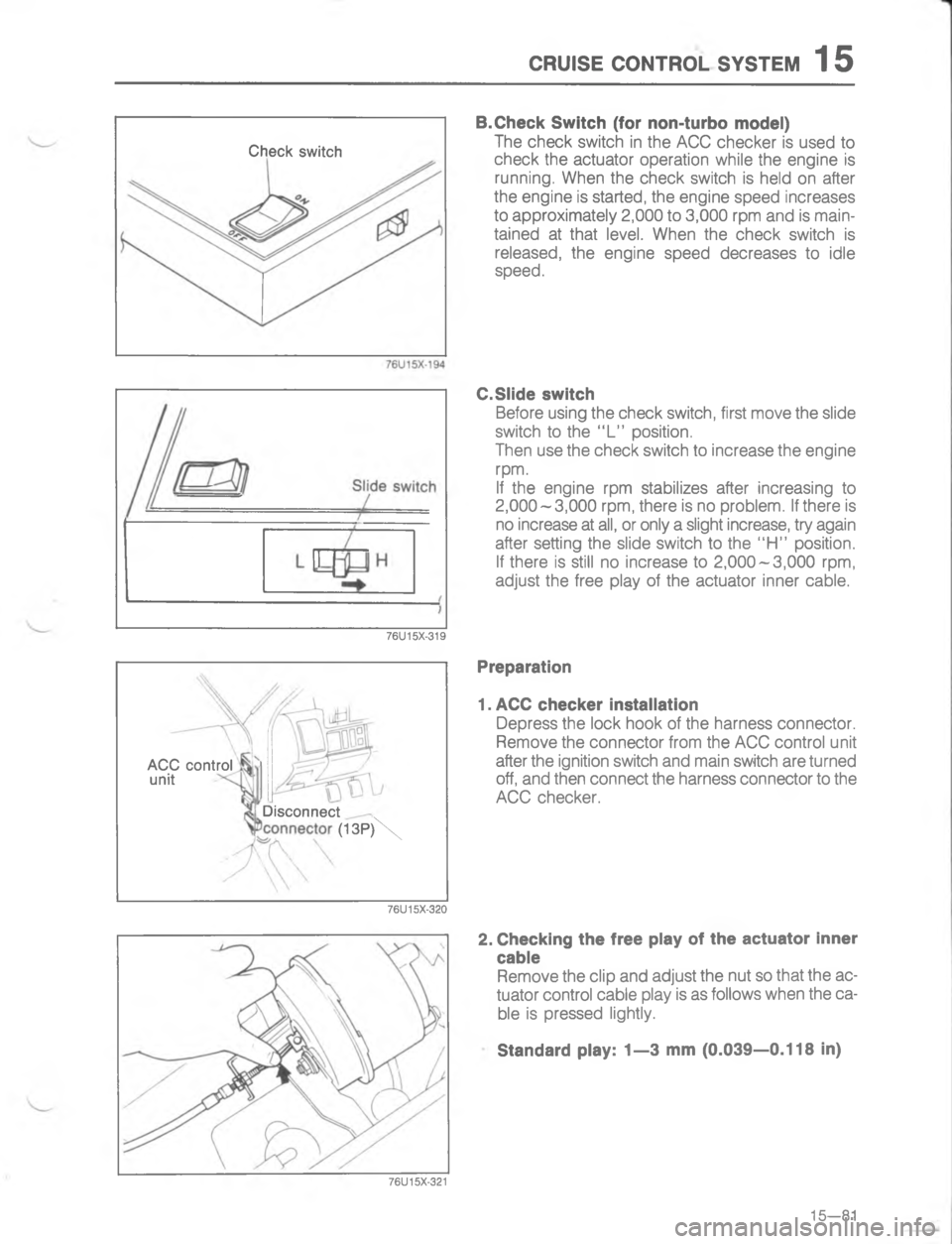 MAZDA MX-6 1988  Workshop Manual (4:75 (/)#4/. 767#5\(:
#






	

8
	
#


;




D
 
/
,		
4


\(
>
#
4&

!
D<D< 

,
2 
