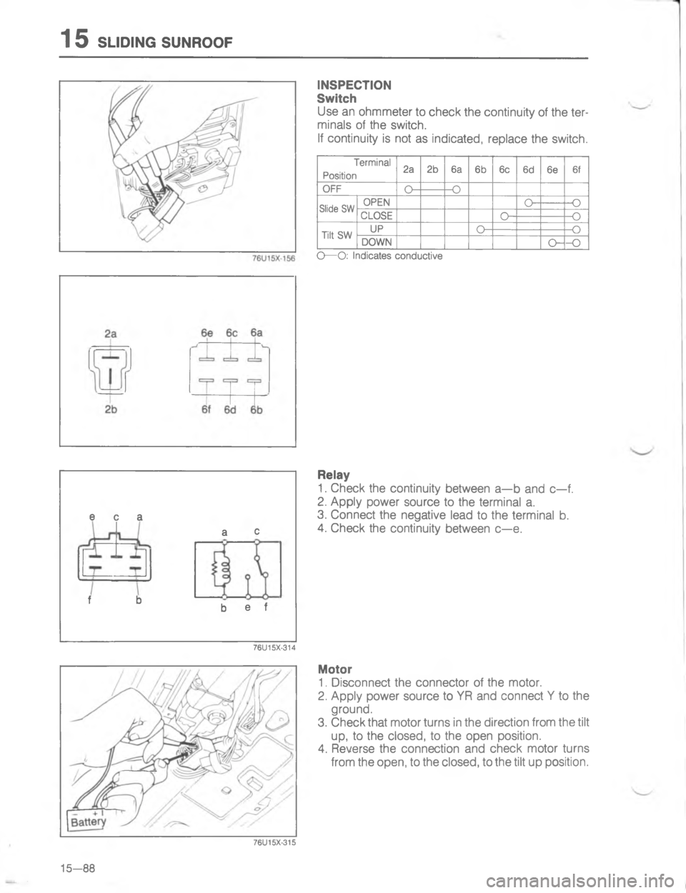 MAZDA MX-6 1988  Workshop Manual 	,7.,\)@

:
	

#
-;
<
<<
/

7/

\(
/

#:
/

,
/
/


!
D<

;
H
G


;

H

G
D< 