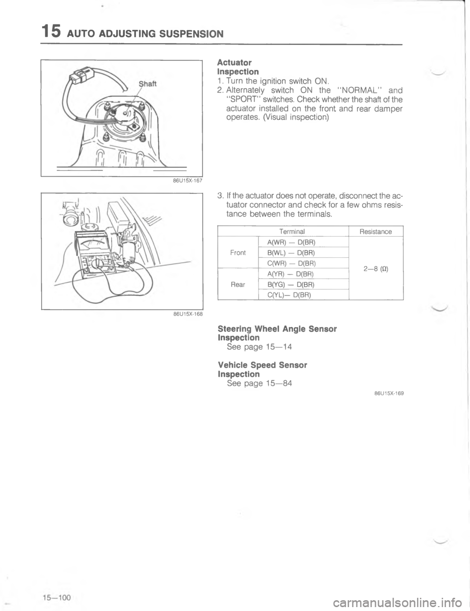 MAZDA MX-6 1988  Workshop Manual C :	


;
[7-/4#Y


<
H


#
E
; 8
\(
4
8
\(


7
A

7 << 