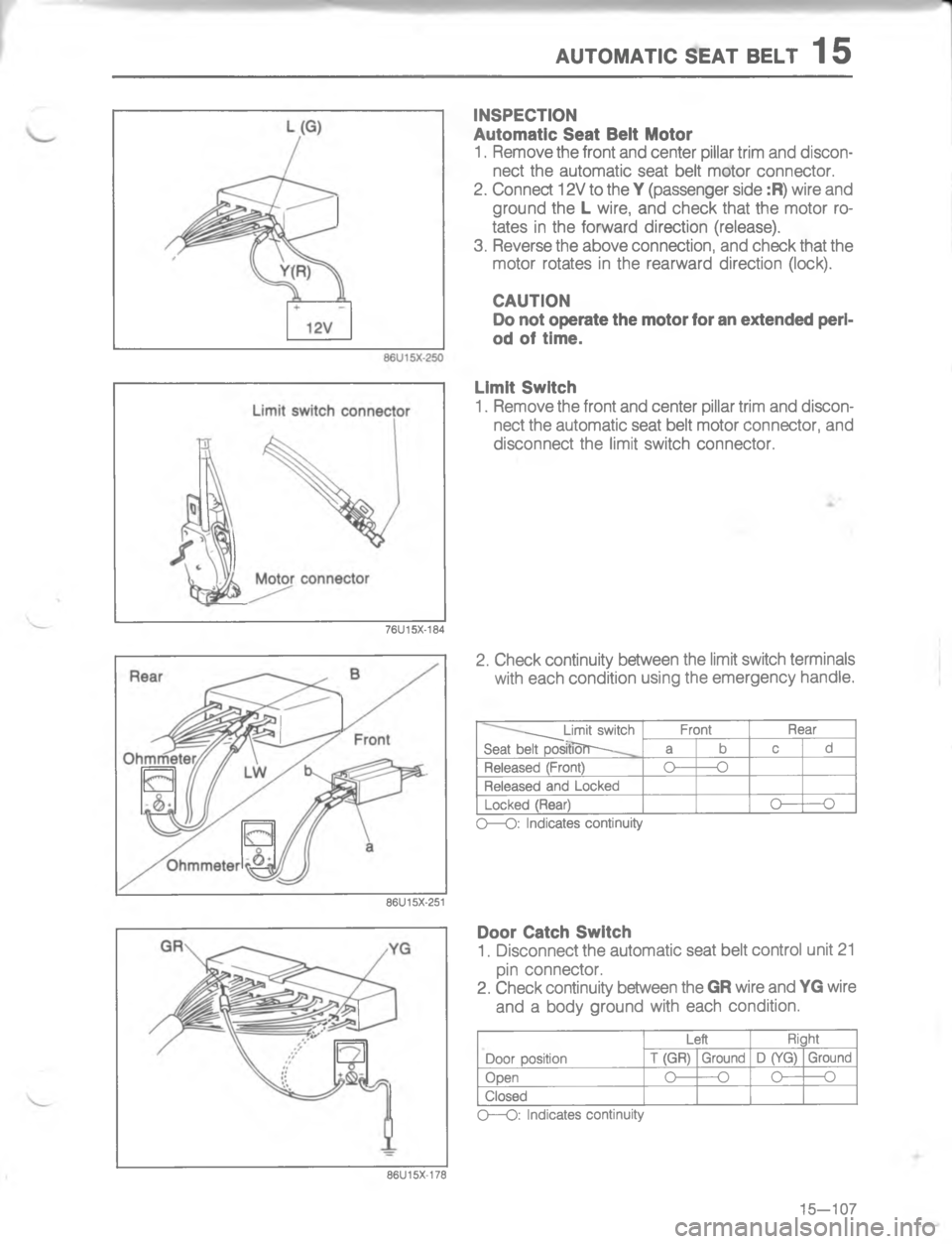 MAZDA MX-6 1988  Workshop Manual :#/#( 75# 85.#	
	


;2G
0

H




0



D
;
.
7E4

4
/B
4
./
/
<:



;$$

,.4
#@@
/
/B
\(
/< 