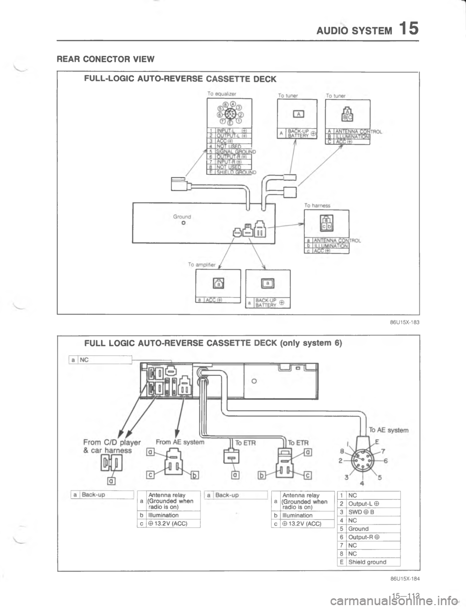 MAZDA MX-6 1988  Workshop Manual :,/ 767#5	

<


2

!

g
2

\)
;
!H7

gG
\)
C
</
D

5
 