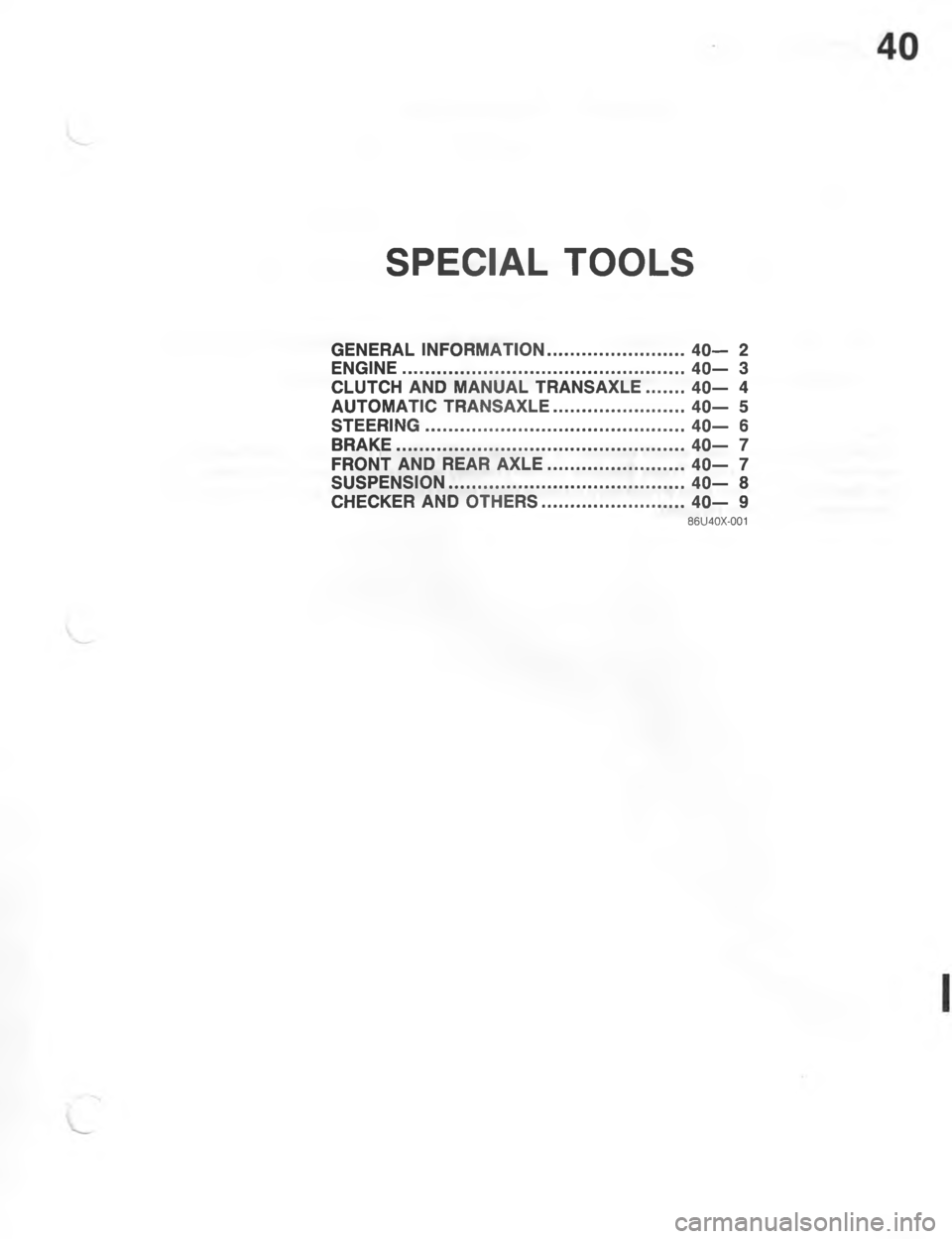 MAZDA MX-6 1988  Workshop Manual #$ %&&#
$>6

>>>

>6
	
>>6

:

>6


< 