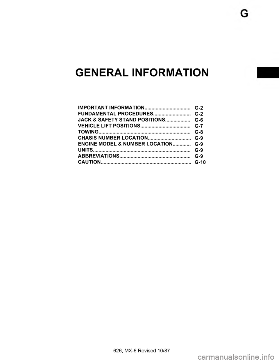 MAZDA MX-6 1988  Workshop Manual +" "8&%&"
>

>>

>>
A0
>>>


>>

>
=
	
>>>
	<;< 