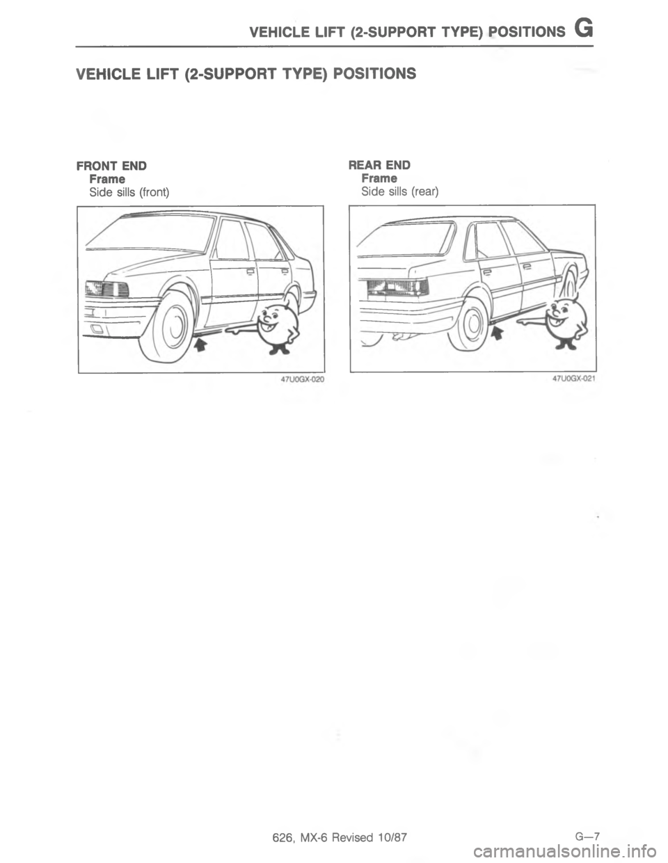 MAZDA MX-6 1988  Workshop Manual 159(.5 .E# 2;7:--/4# #6-53 -/7#/)7+
1


7

7<@ 
