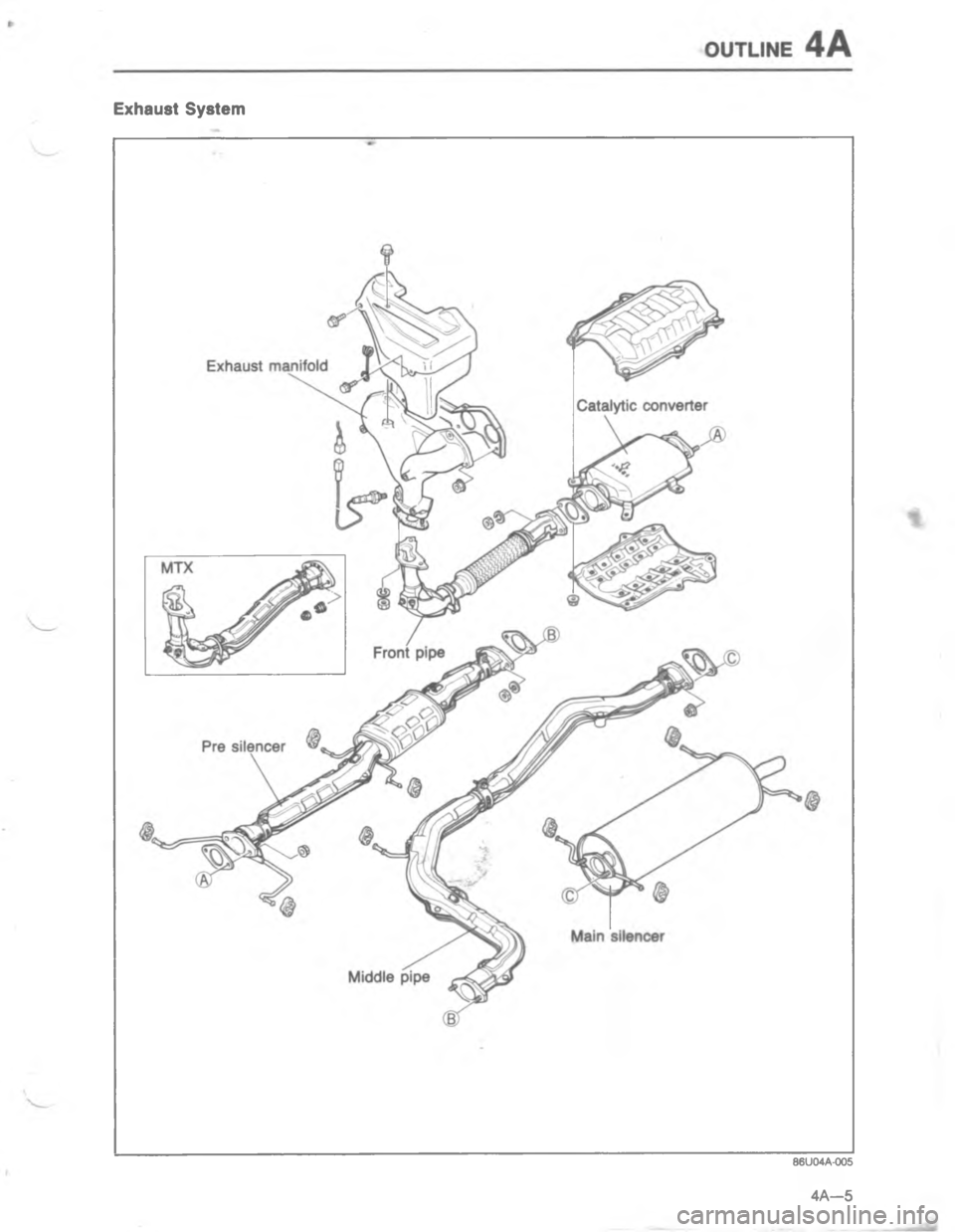 MAZDA MX-6 1988  Workshop Manual 8+,* )*"&
<GB 