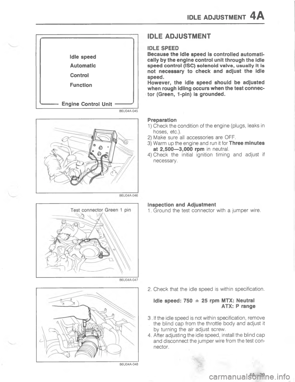 MAZDA MX-6 1988  Workshop Manual ,.5 ,O:7#5)#-
	



,
0
:
#
*4

*

I

 


;
H

G



;

	
H

! 
G

G 