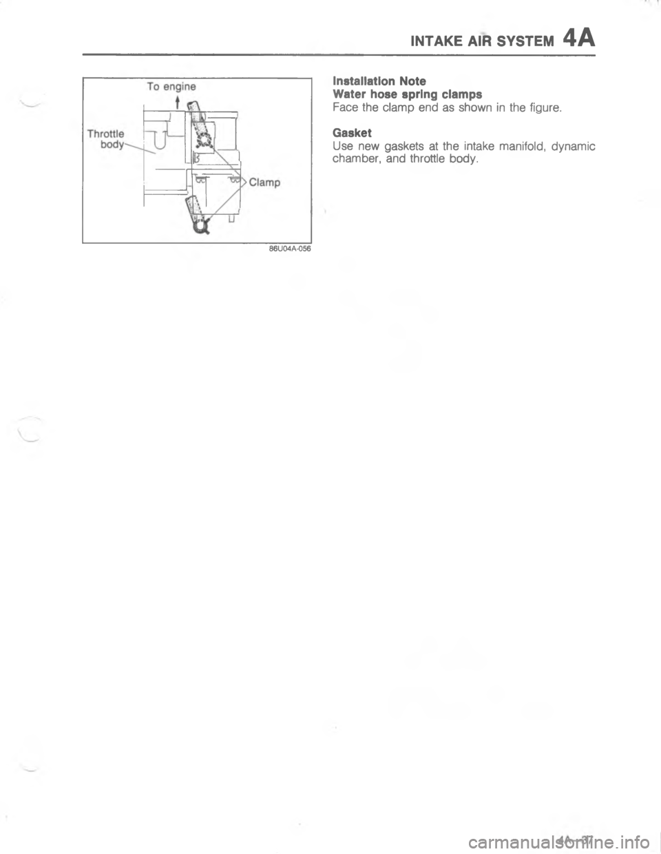 MAZDA MX-6 1988  Workshop Manual )#R5 4 767#5-

E
$
:

 