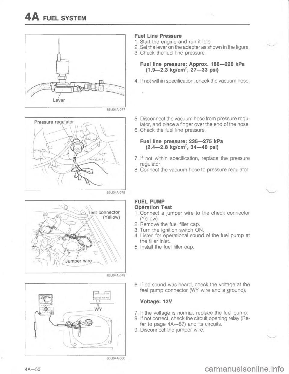 MAZDA MX-6 1988  Workshop Manual -E,

;
H
,
4
G

C


,
4
D





2
;
H
G

C


A
D


G 